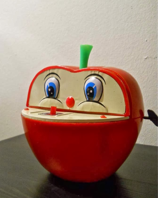 Herbie's World of Kitsch & Toys Vintage Apple Bank Money Box With