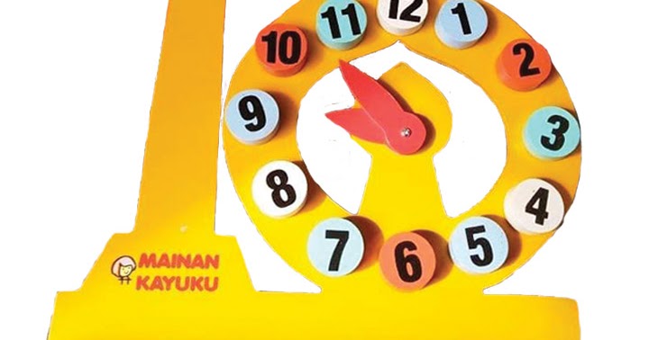 Jam Masjid Mainan Kayu Anak - SEBUTIK EDUTOYS