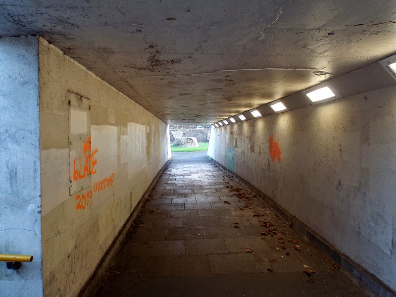 Photographs Of Newcastle Cowgate Roundabout and Shops