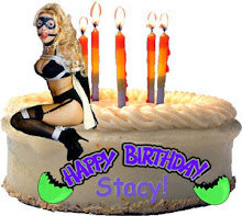 Click on Cake to Help Stacy Blow Out her Candles