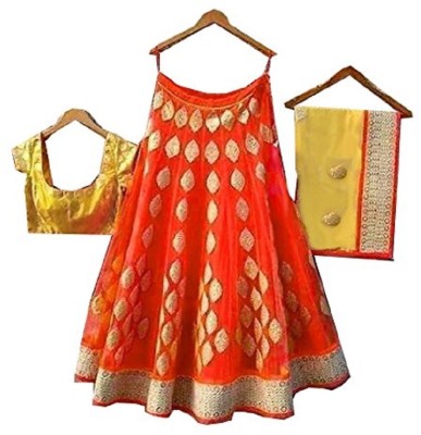Lehenga as Half-Saree in South Indian trend ~ Indian dresses online