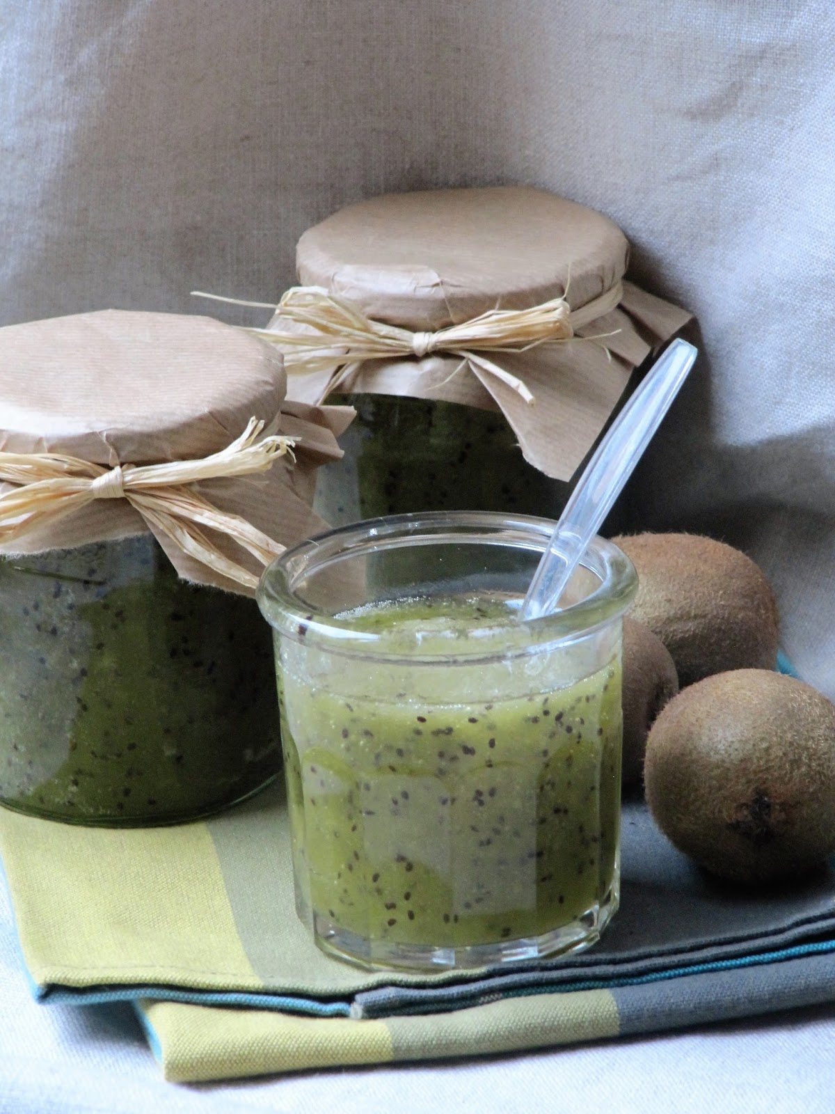 La cuisine d'ici et d'ISCA Confiture de kiwis