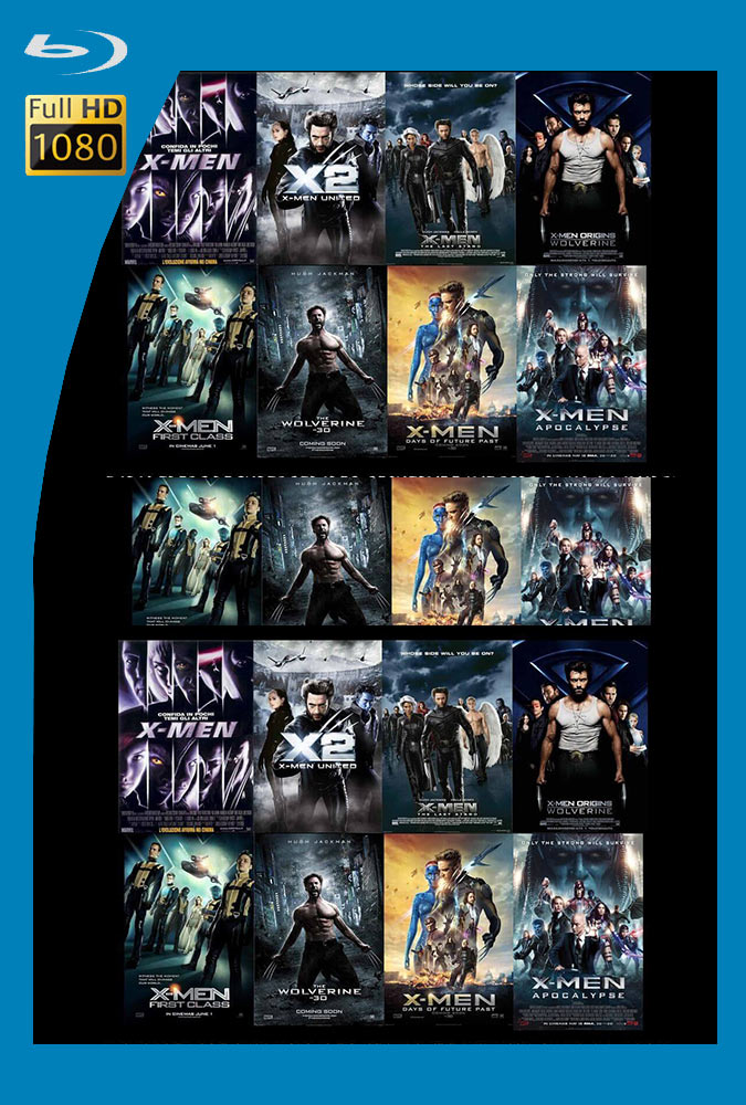 X-men Saga Completa HD 1080p Dual Latino 