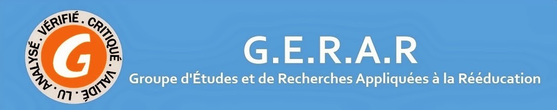 Le blog du GERAR