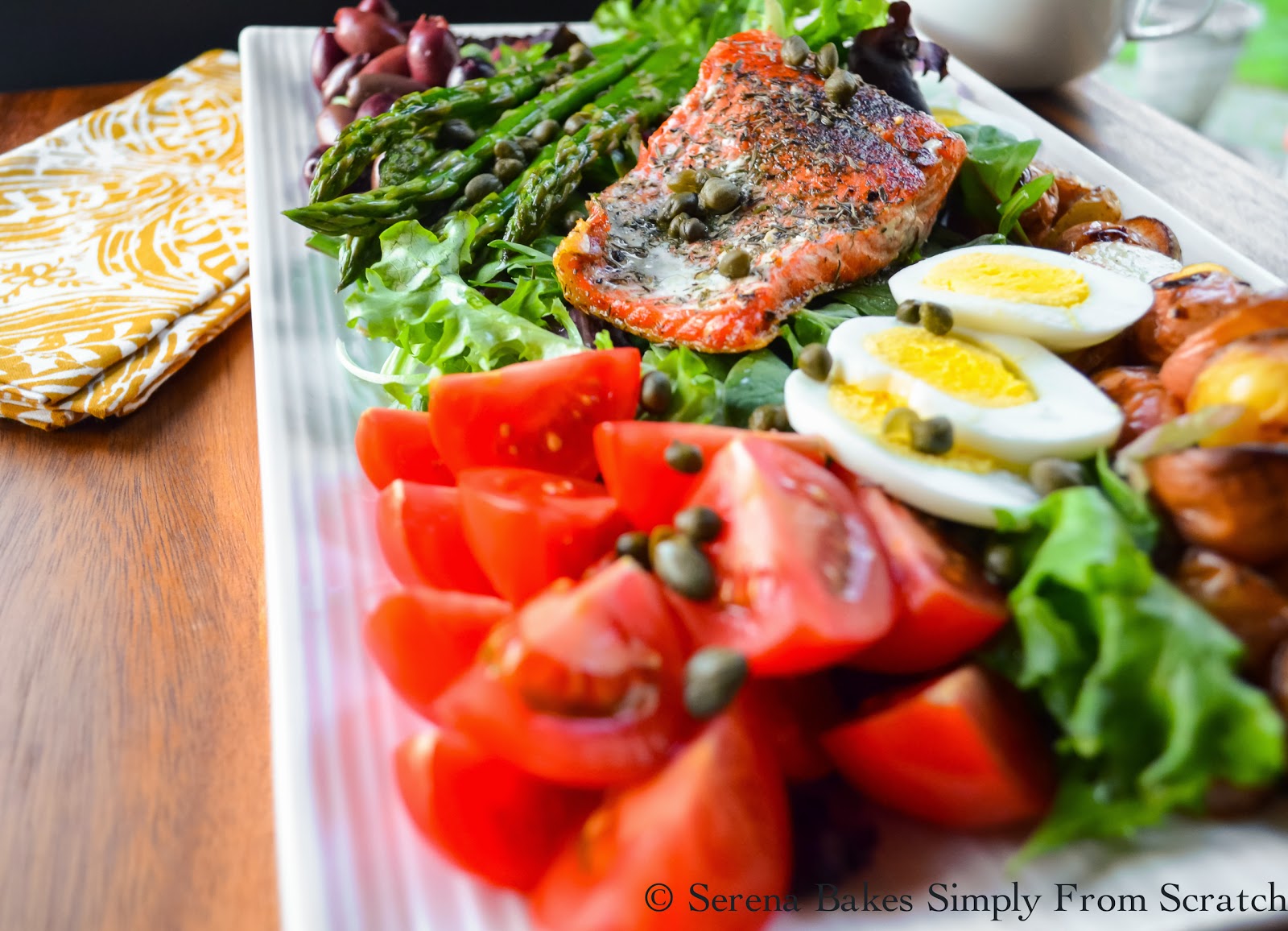 Salmon Nicoise Salad Serena Bakes Simply From Scratch