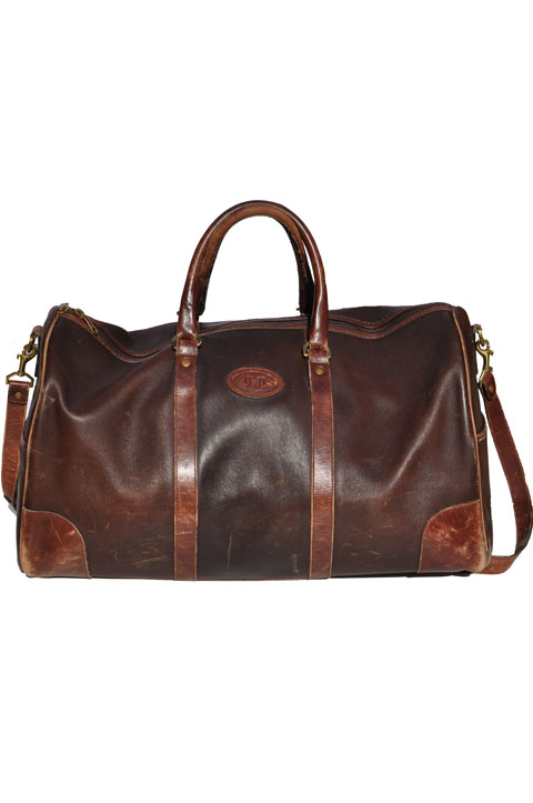 goodbye heart vintage: Vintage Leather Duffel Bag. Tote. Shoulder Bag. Carry On.