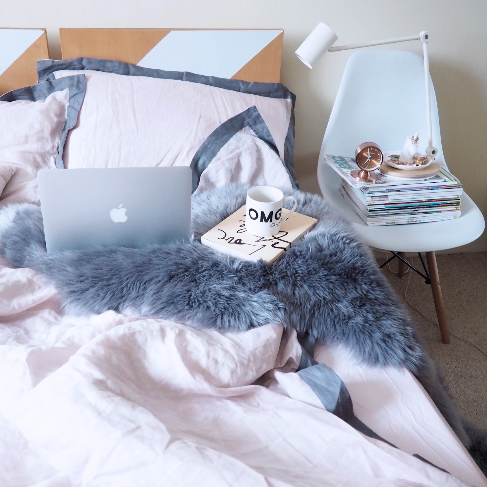 Interior Styling, Matalan Direct sheepskin rug challenge. Don't Cramp