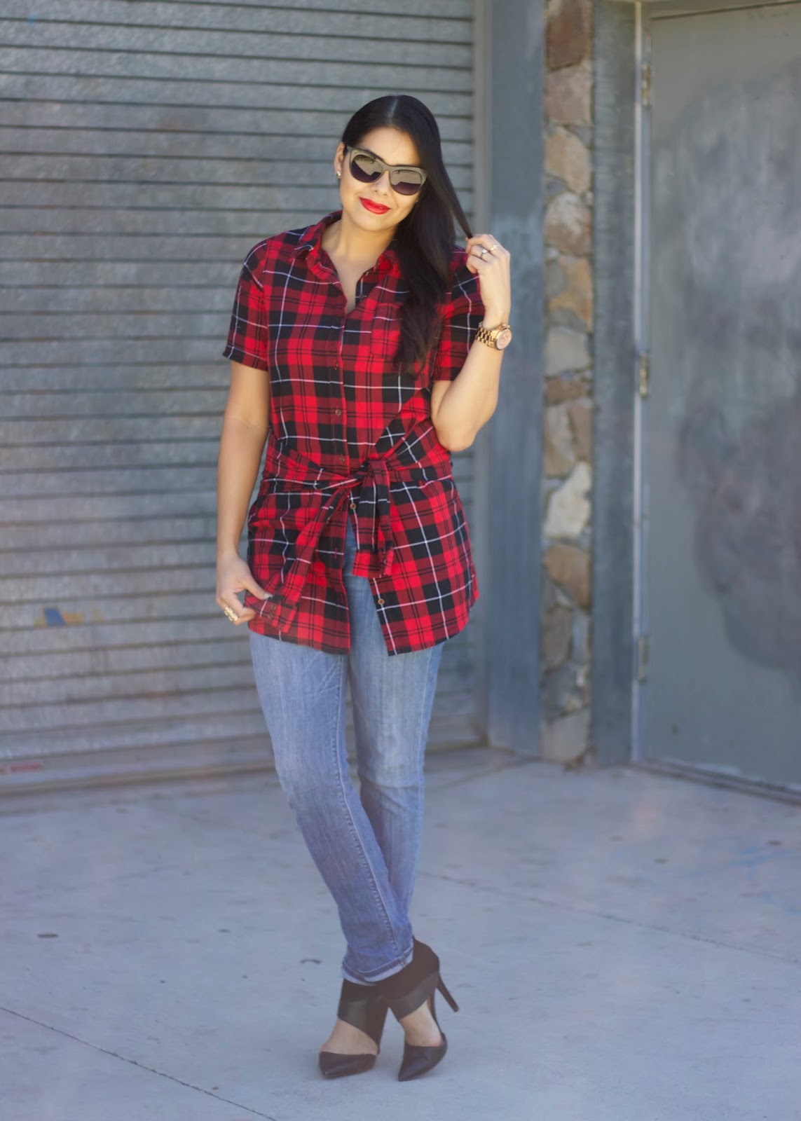 Plaid and Jeans