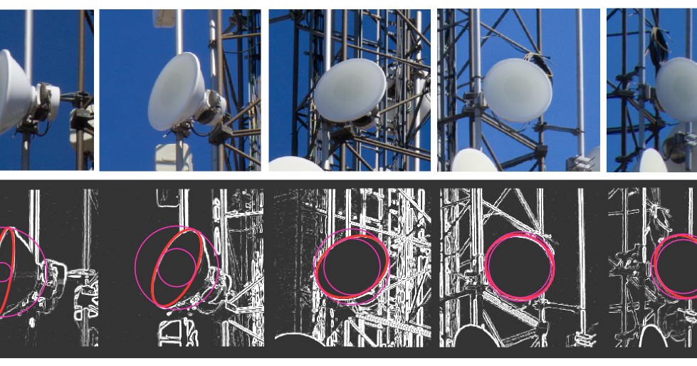 absorptions Mapping microwave relay links from video