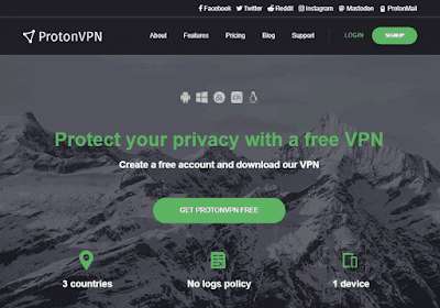 ProtonVPN helps protect your privacy