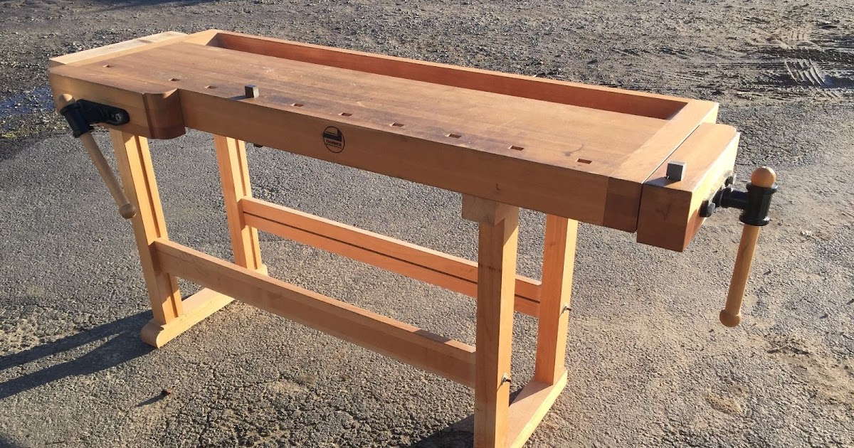 David Barron Furniture German Work Bench on E Bay