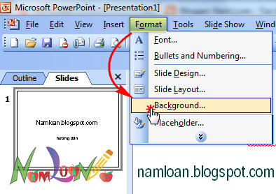 Chèn hình nền vào Powerpoint  Cách chèn ảnh nền Pw mới nhất