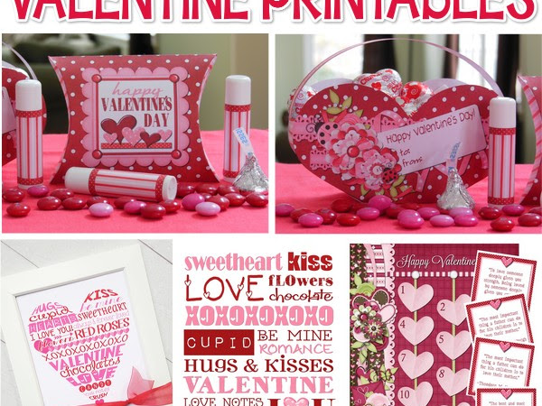 Valentine Printables ROUND-UP + a Giveaway!