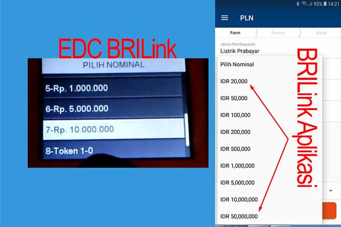 Nominal Token Pulsa Listrik 50 Juta Bisa Dibeli Di Agen Brilink
