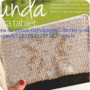 Funda para tablet a Crochet Funda para tablet a Crochet