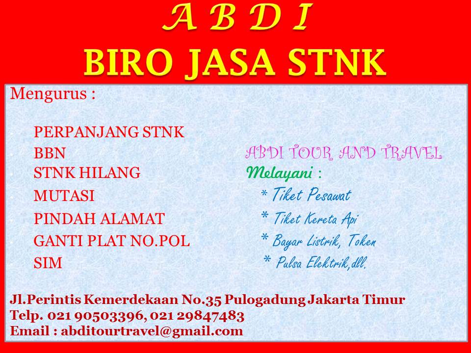 Biro Jasa Balik Nama Motor Jakarta Timur