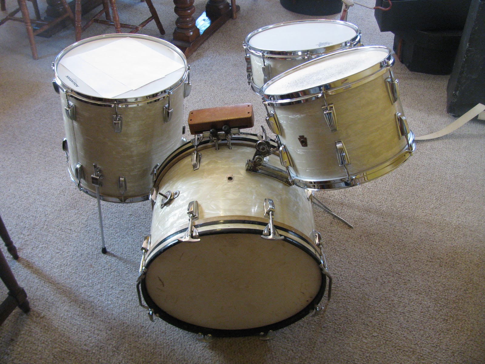 manoeuver gear SOLD WFL White Marine Pearl 13/16/20/14 with Cases 800