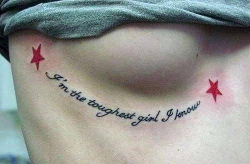Women tattoo font