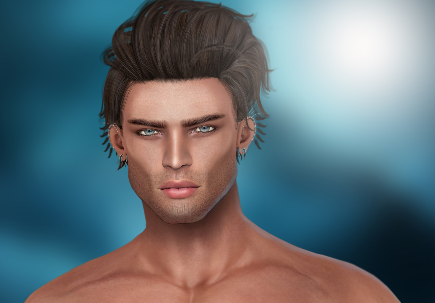 Second life marketplace. Second life male skin.