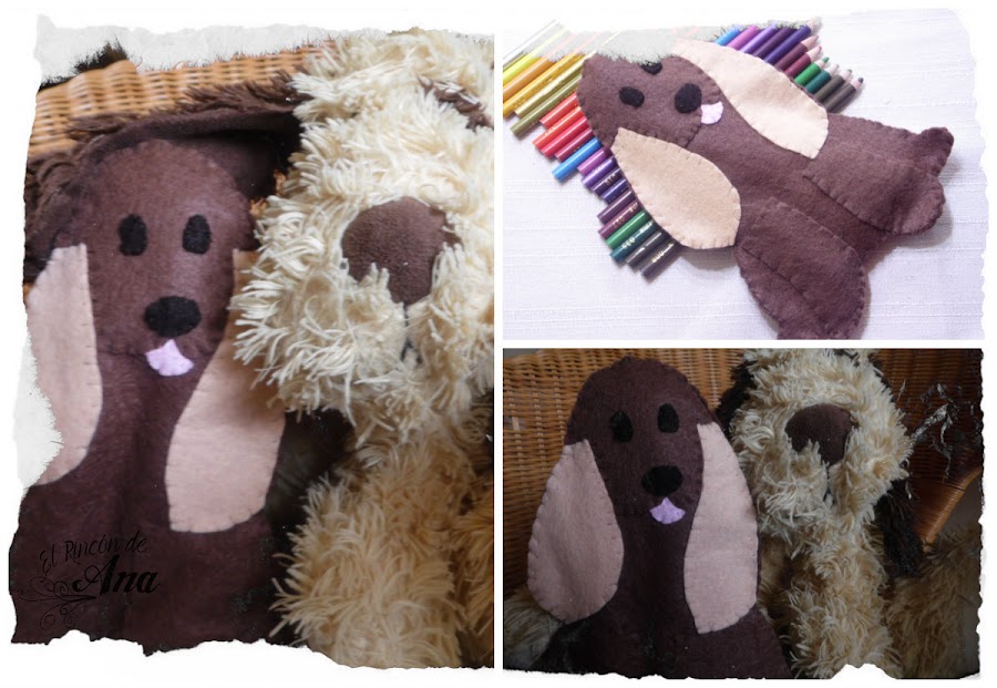 Estuche para el cole de fieltro | Un perrito para el BTS