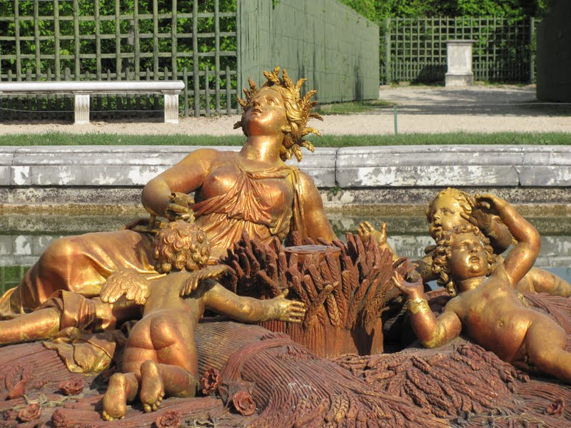 Image result for image of the four seasons fountain at versailles