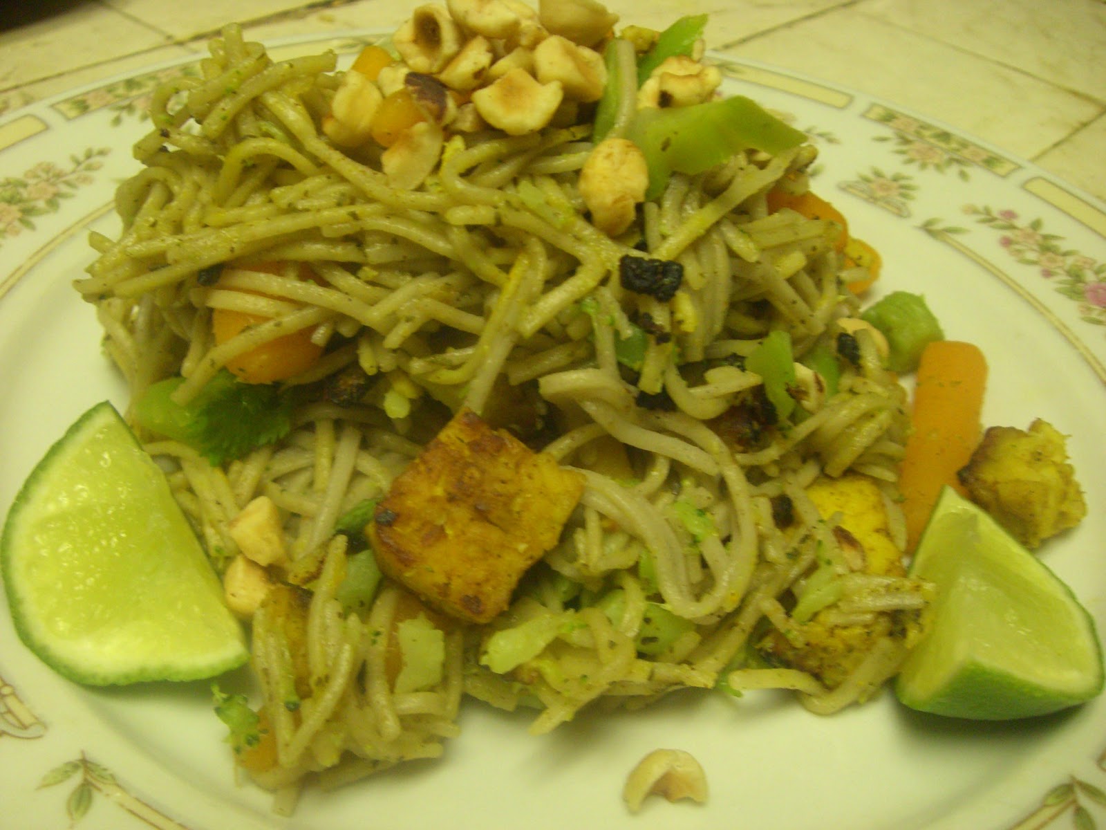 AfroVeganChick Vegan Tempeh Soba Noodle Stir Fry