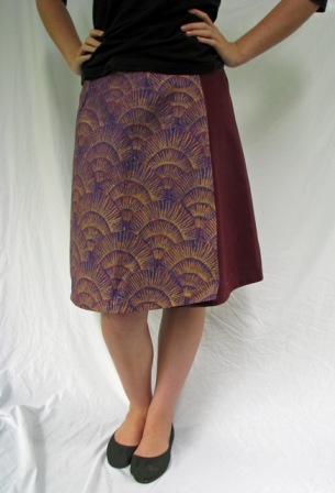 wrap skirt - grasses