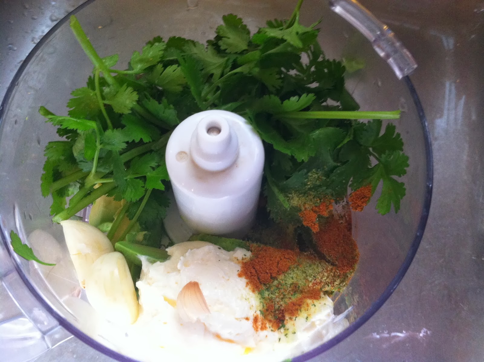 Garlic, Avocado, Cilantro Dressing Journey To My New Me