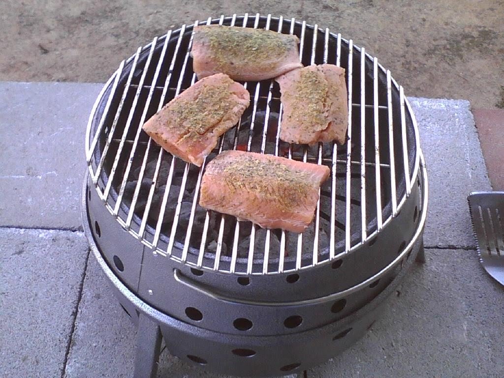 ramblings on cast iron Can you grill fish directly on a volcano stove?