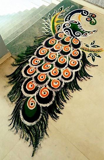 simple and easy rangoli designs with dots for home