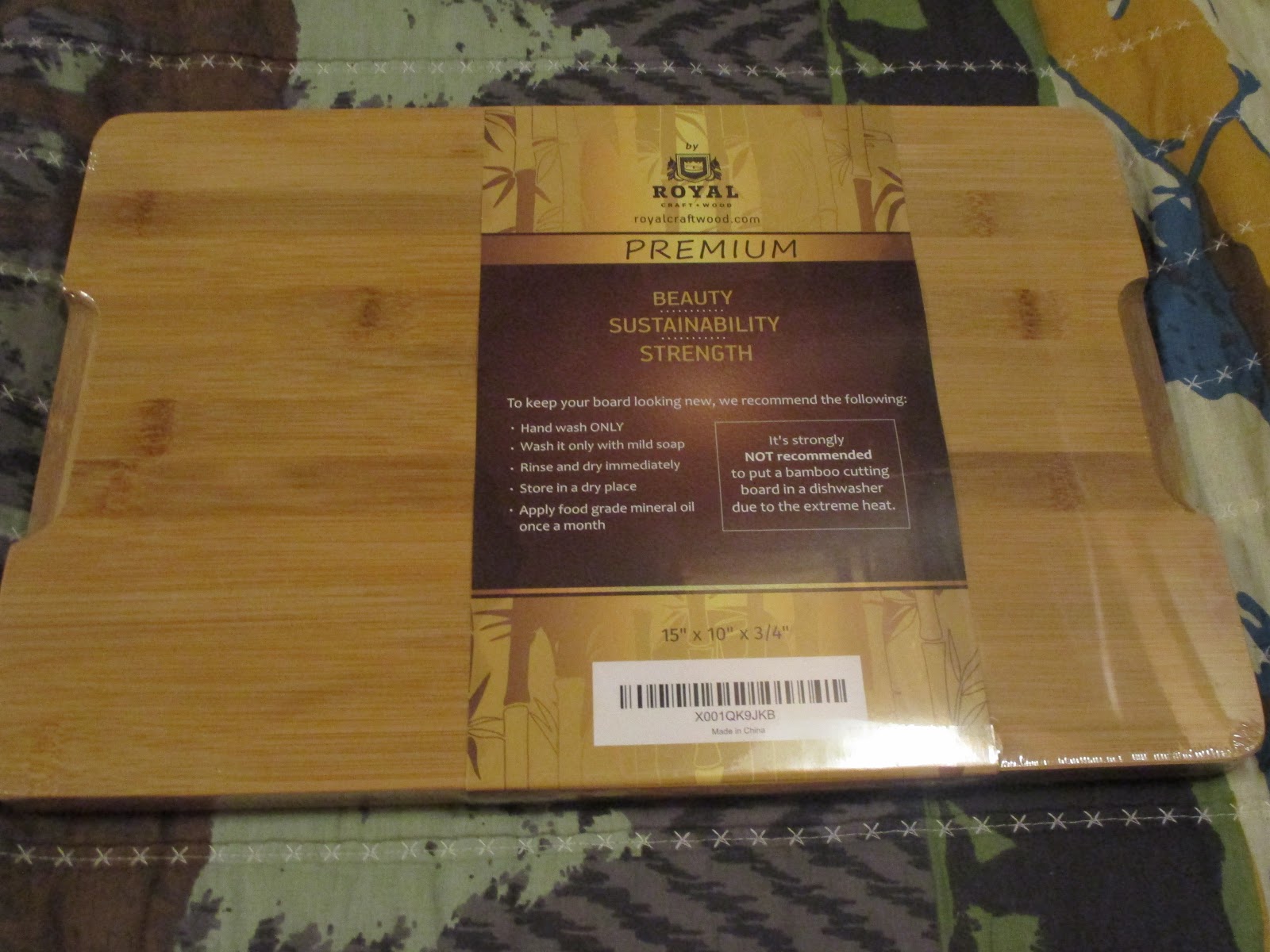 Missys Product Reviews Royal Craft Wood Small Bamboo Cutting Board