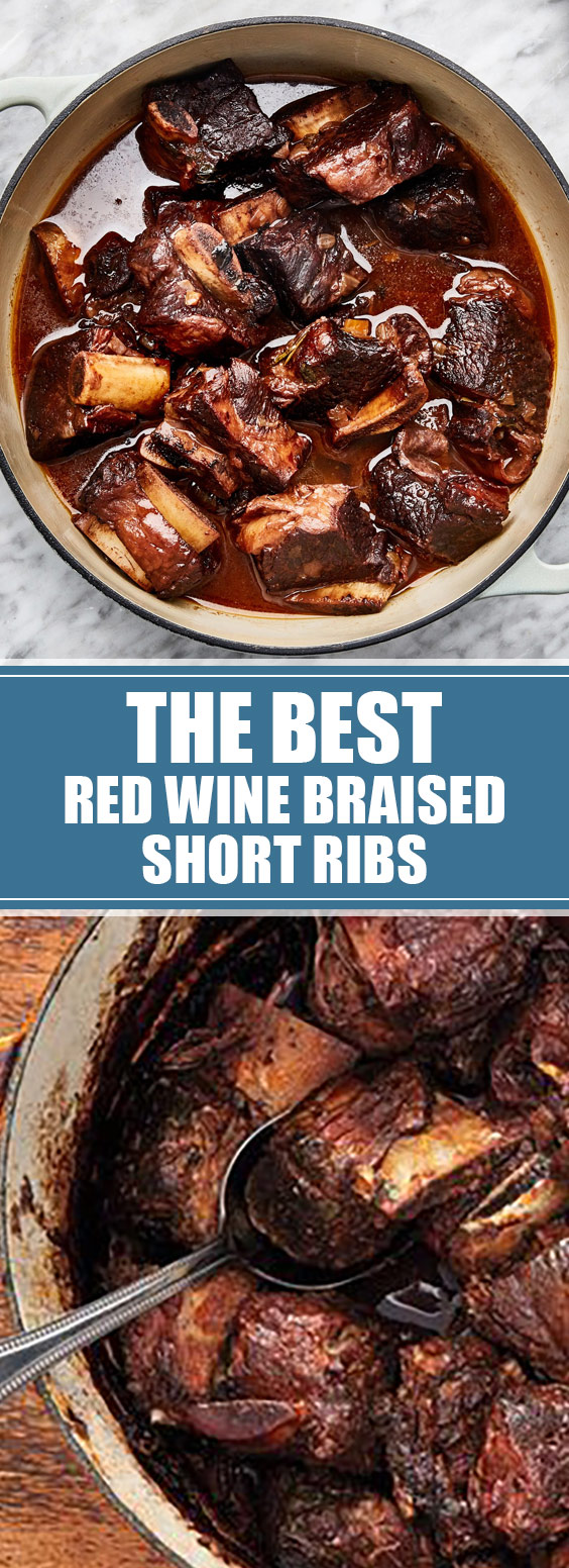 The Best Red Wine Braised Short Ribs