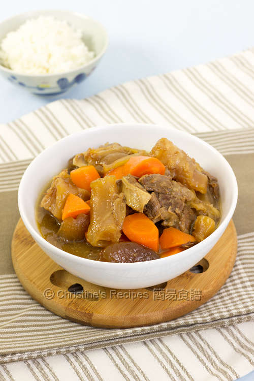 南乳燜牛筋牛腩 Beef Tendon and Brisket Stew01