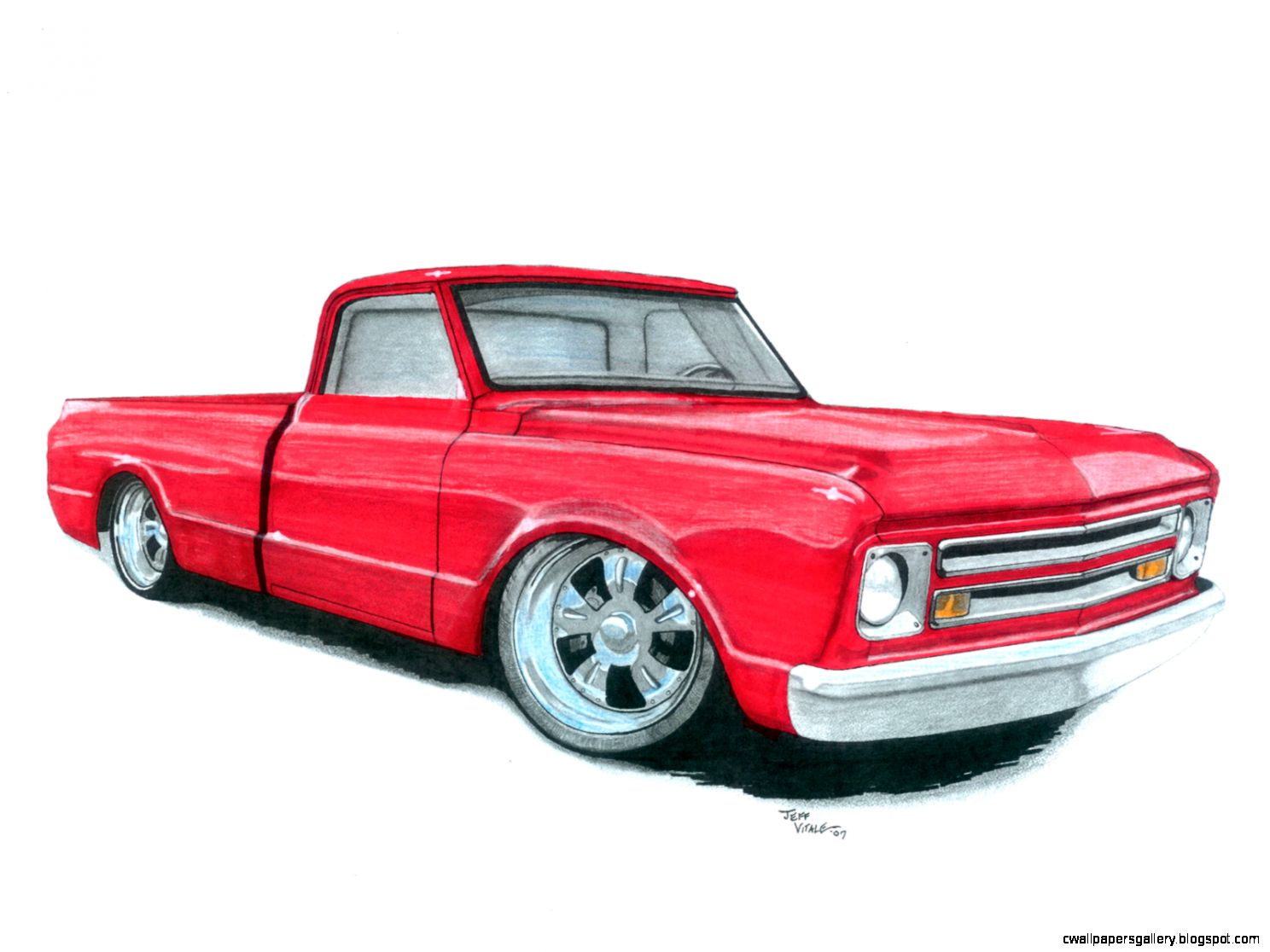 Lifted Chevy Truck Drawings Wallpapers Gallery.