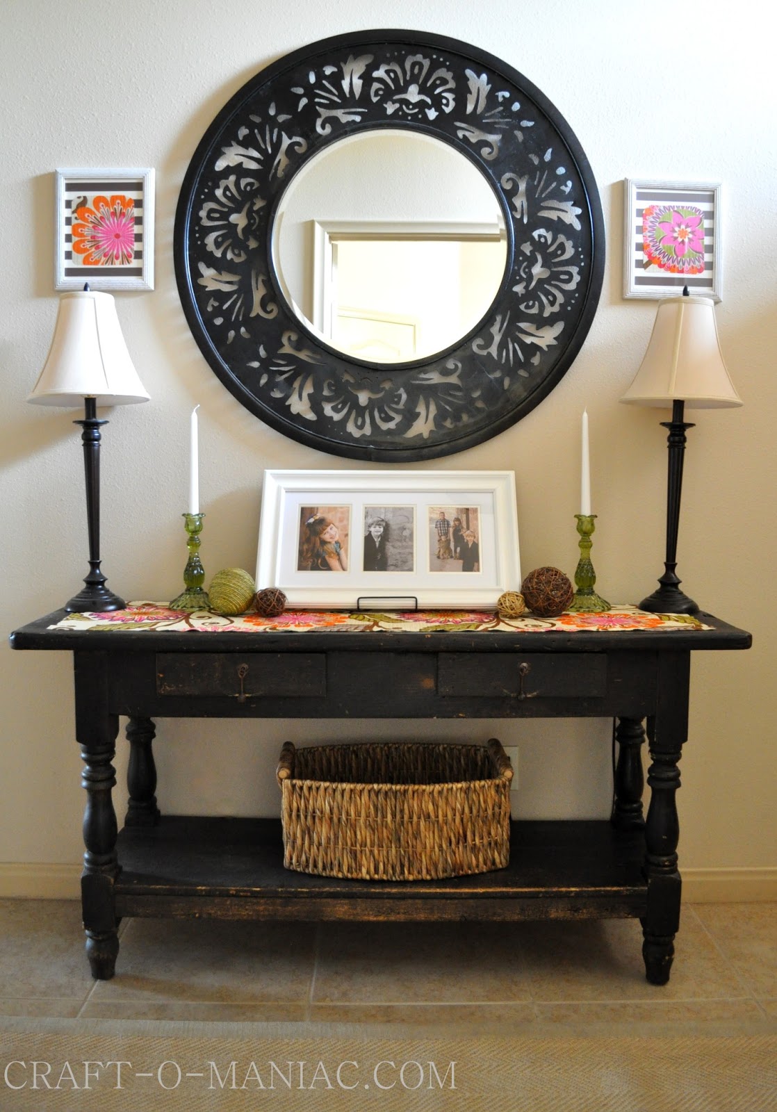 New Entry Look~ with the Help from HGTV's home line of Fabrics - 700 N  COTTAGE, image size:1118x1600