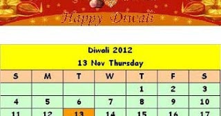2012 cheap diwali date