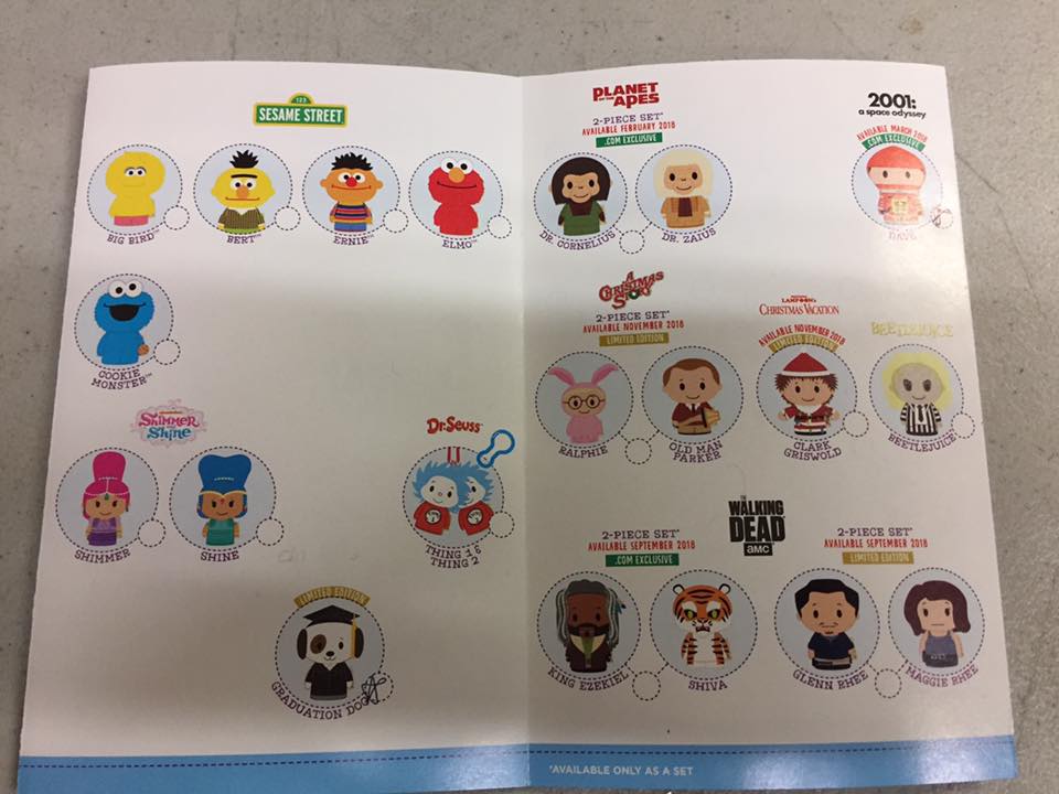 Itty Bittys Corner 2018 Checklist in stores!