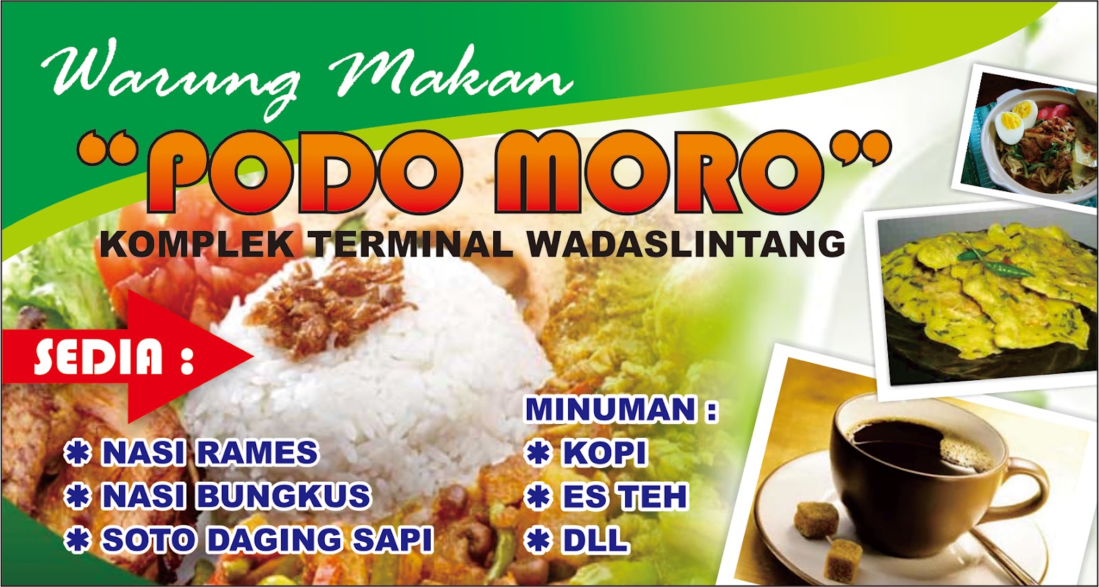 GUDANGNYA GAMBAR UPDATE DAN VIRAL: BANNER WARUNG MAKAN ...