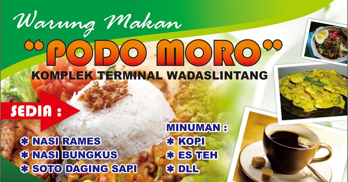 41+ Baru Background Banner Warung Makan, Background Baner