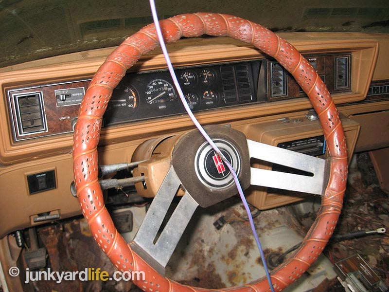 Complete dash, gauges and steering wheel are a bonus with this free car.
