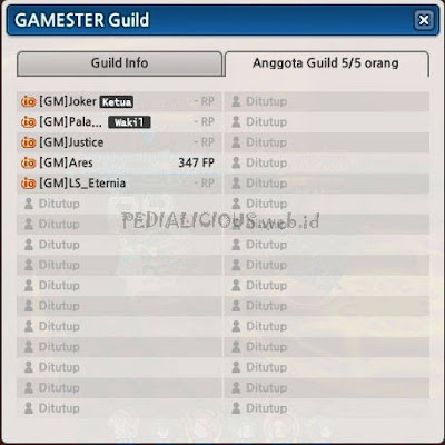Guild Game Master (GM) Lost Saga Indonesia