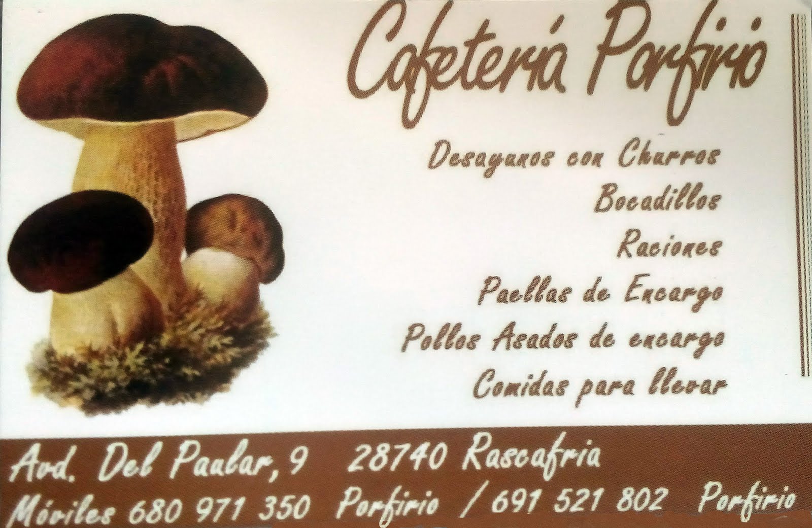 Cafetería Porfirio