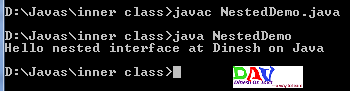 Nested Interface in Java