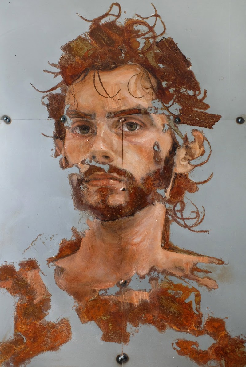 Figurative Paintings by Sabatino Cersosimo on Metal. Figurative Paintings by Sabatino Cersosimo on Metal.