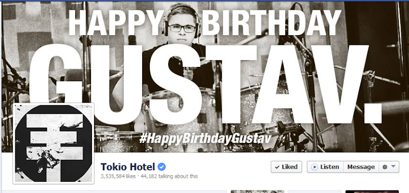 Facebook Oficial dos Tokio Hotel
