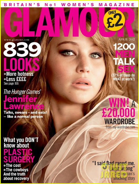 Jennifer Lawrence glamour UK Photo shoot April 2012 ~ Hot Actress Picx