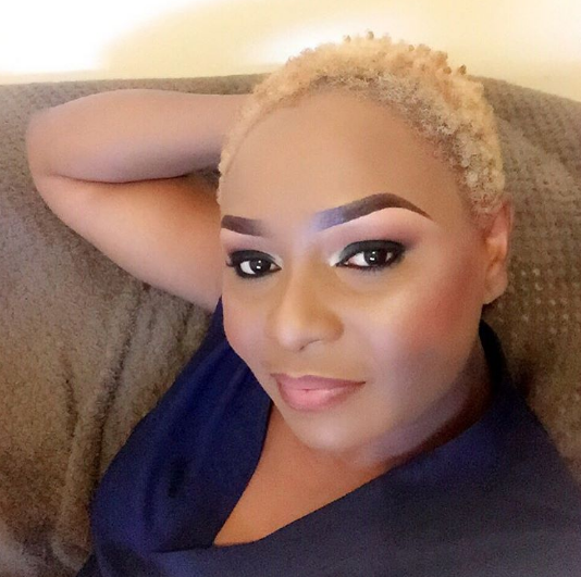 Actress Victoria Inyama Looking All New & Different In Low Blonde Hair ...