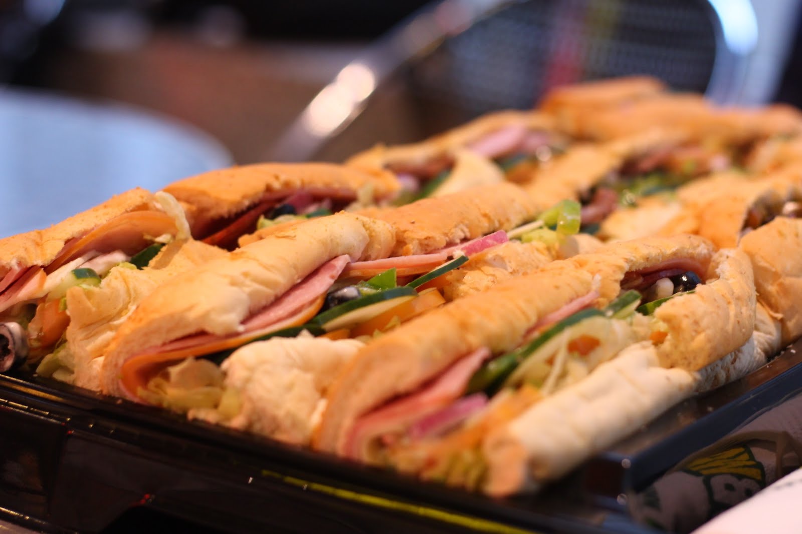 Sandwich and Cookie Party Platters from Subway Gastronomida