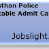 Rajasthan Police Constable Admit Card 2017 Download Driver Call Letter