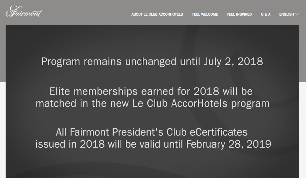frequent flyer bonuses its official fairmont presidents club fairmont flyer